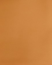 Close-up van oranje lederen bekleding, met zichtbare structuur