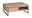 Landscape Couchtisch IV BALI Rechteckiger Couchtisch aus Holz mit Metallrahmen, seitliche Perspektive