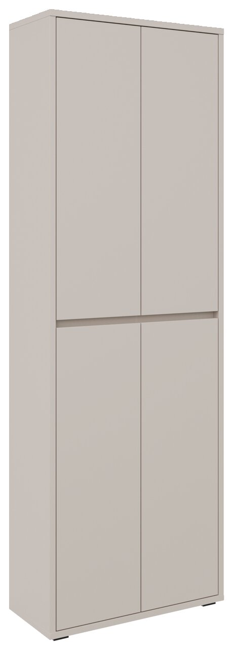 XORA XXL-Schuh-/Mehrzweckschrank LIV XXL-Schuh- und Mehrzweckschrank in Beige, frontale Perspektive