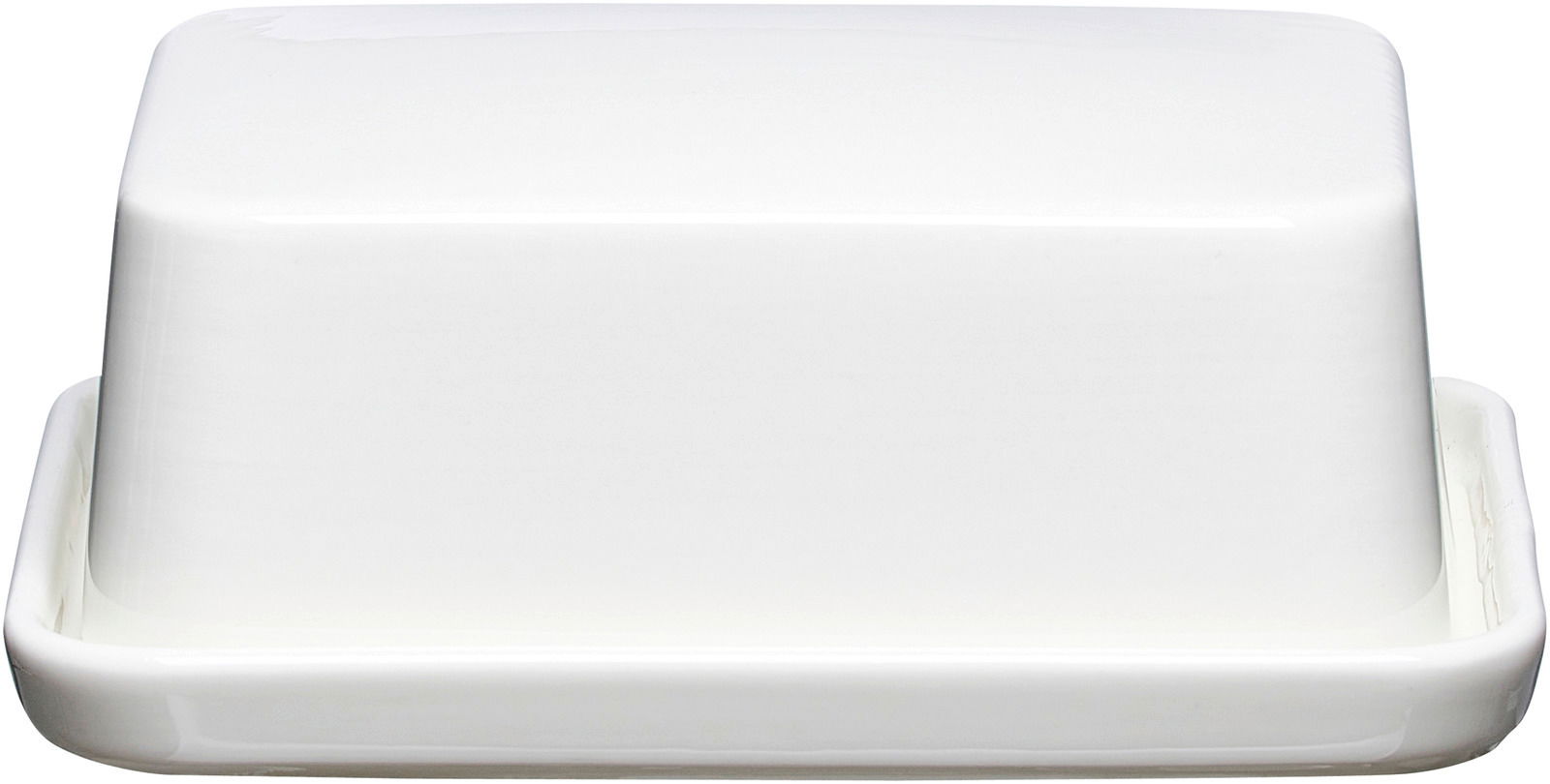 Ritzenhoff & Breker Butterdose SKAGEN Weiße Butterdose aus Keramik, frontal fotografiert