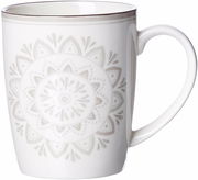 Becher Valencia 350ml mit Mandala-Muster, seitliche Perspektive