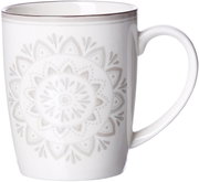 Becher Valencia 350ml mit Mandala-Muster, seitliche Perspektive