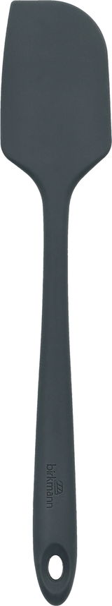 Grauer Teigschaber aus Silikon, Ansicht von oben