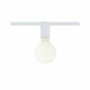 Deckenfassung mit dekorativer Glühbirne, seitliche Perspektive