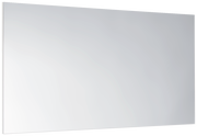 Großer rechteckiger XL-Spiegel in seitlicher Perspektive