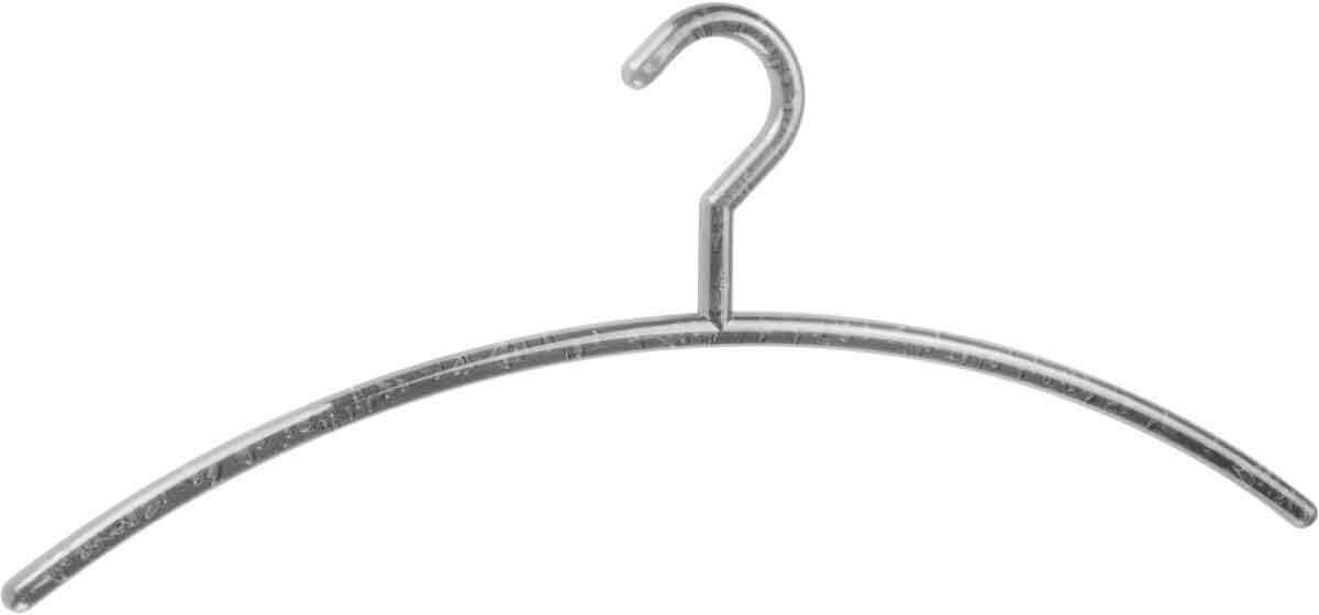 Metall-Kleiderbügel in Frontalansicht