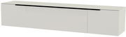 XL Hänge-Lowboard in moderner, minimalistischer Optik, seitliche Perspektive