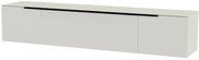 XL Hänge-Lowboard in moderner, minimalistischer Optik, seitliche Perspektive