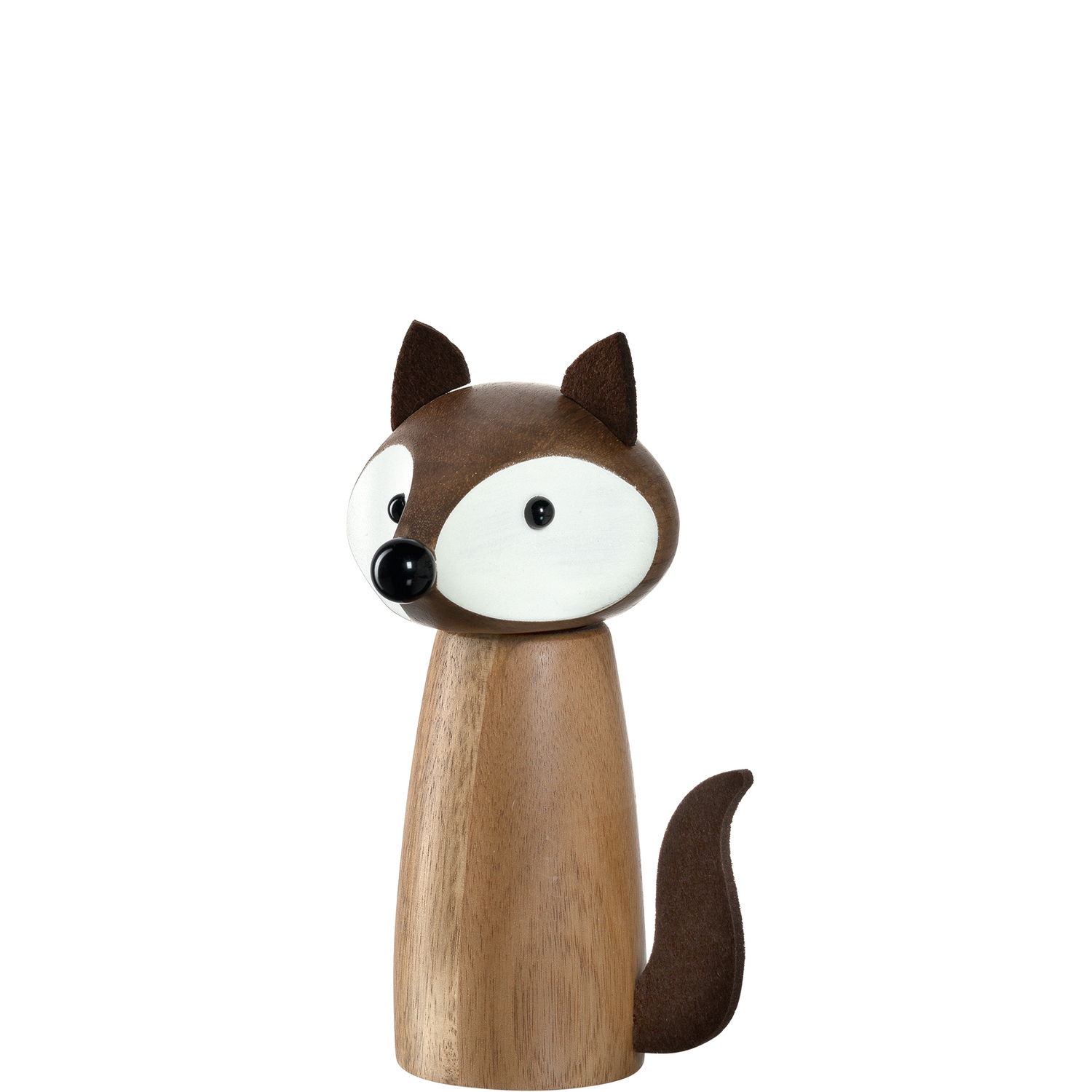 Leonardo Gewürzmühle Fuchs Holz-Gewürzmühle in Form eines Fuchses, seitliche Perspektive