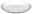 Glasierter Teller Cucina Optic 18cm mit kreisförmigem Muster, seitliche Perspektive