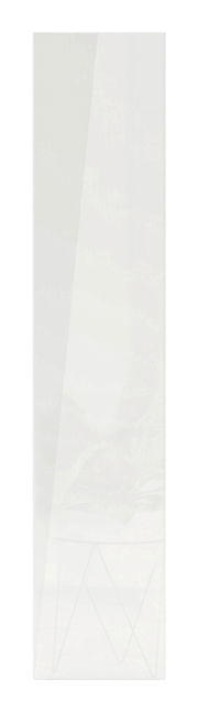 Hochglanz weiße Tür, frontal betrachtet, 202x45 cm