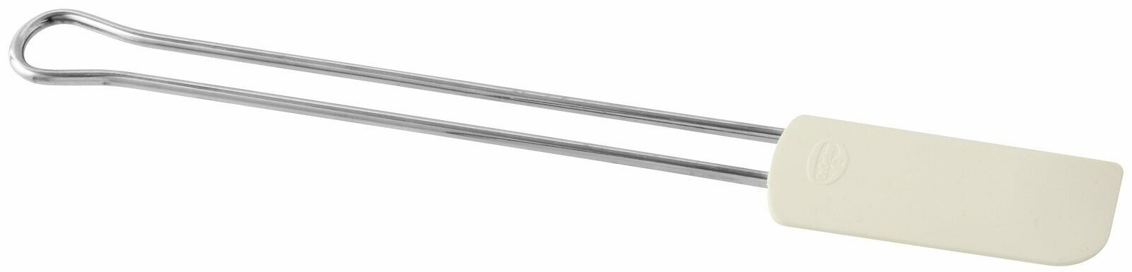 Teigschaber 20cm Profi mit Metallgriff, seitliche Perspektive