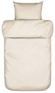 Beige Bettwäsche-Set 135x200cm, Draufsicht