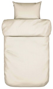 Beige Bettwäsche-Set 135x200cm, Draufsicht