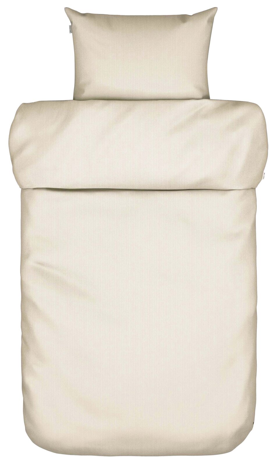Beige Bettwäsche-Set 135x200cm, Draufsicht