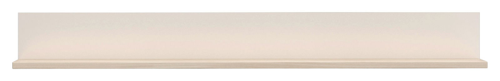 Wandboard in heller Holzoptik, frontale Ansicht