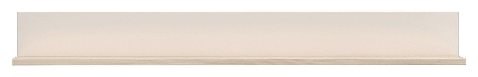 Wandboard in heller Holzoptik, frontale Ansicht