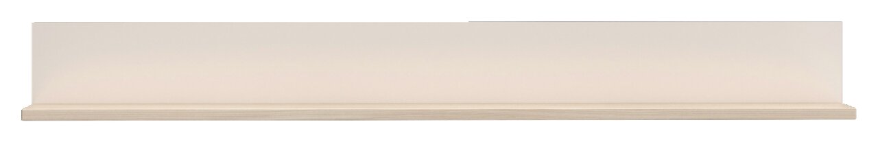 Wandboard in heller Holzoptik, frontale Ansicht