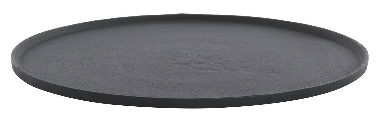 Light&Living Schale MAES Schwarze, runde Schale mit einem Durchmesser von 40 cm und einer Höhe von 1,5 cm, seitliche Perspektive