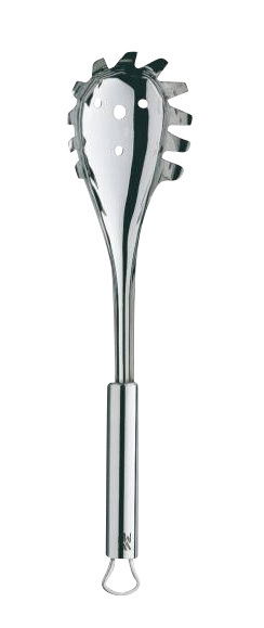 Nudellöffel PROFI PLUS aus Edelstahl, Vorderansicht