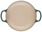 Bräter 24cm mit grünen Griffen, Draufsicht