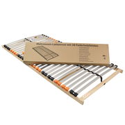 Mehrzonen-Lattenrost mit 28 Federholzleisten, seitliche Perspektive