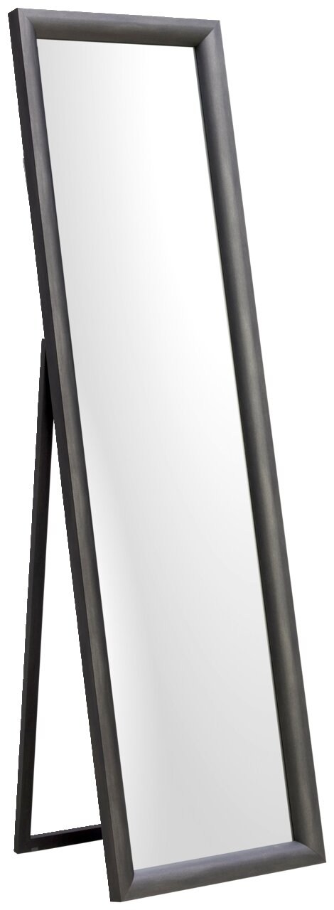 Landscape Standspiegel ca. 50x180cm BROOKLYN Standspiegel mit schwarzem Rahmen, seitliche Perspektive