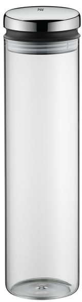 Vorratsglas 2l mit silbernem Deckel, frontal fotografiert