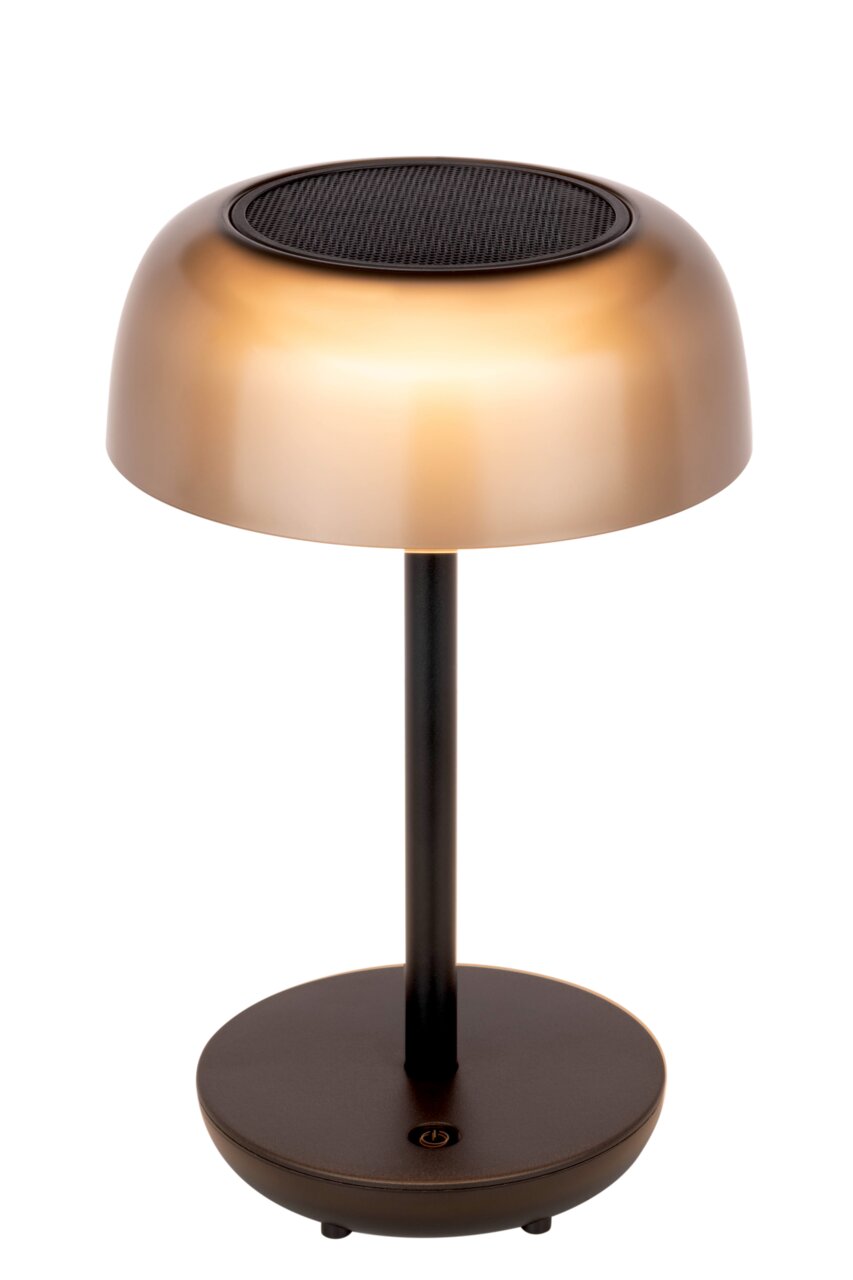 Ambia Garden Solar-Akku-Tischleuchte OKLAHOMA Solarleuchte Ambia Garden in eleganter Kupferoptik, seitliche Perspektive