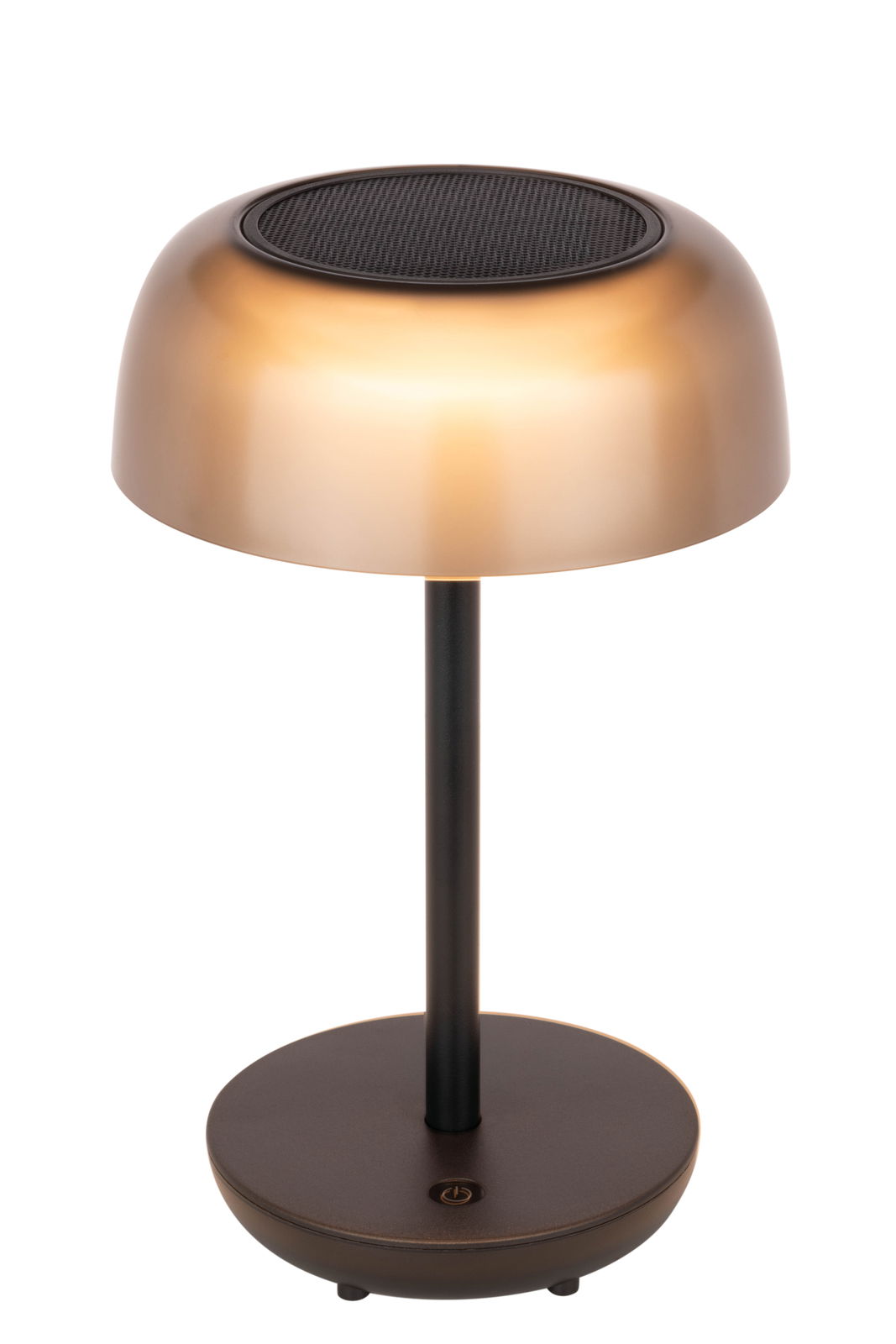 Solarleuchte Ambia Garden in eleganter Kupferoptik, seitliche Perspektive