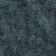 Nahaufnahme eines grauen, texturierten Stoffes, der für einen Bademantel verwendet wird.