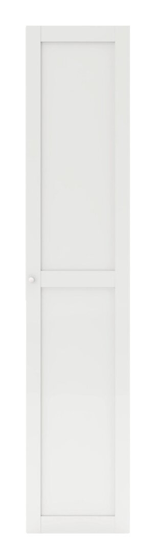 Witte paneeldeur, vooraanzicht, afmetingen 202 x 45 cm