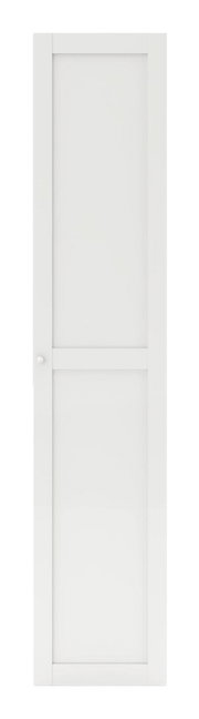 Weiße Rahmentür, frontal abgebildet, Größe 202x45 cm