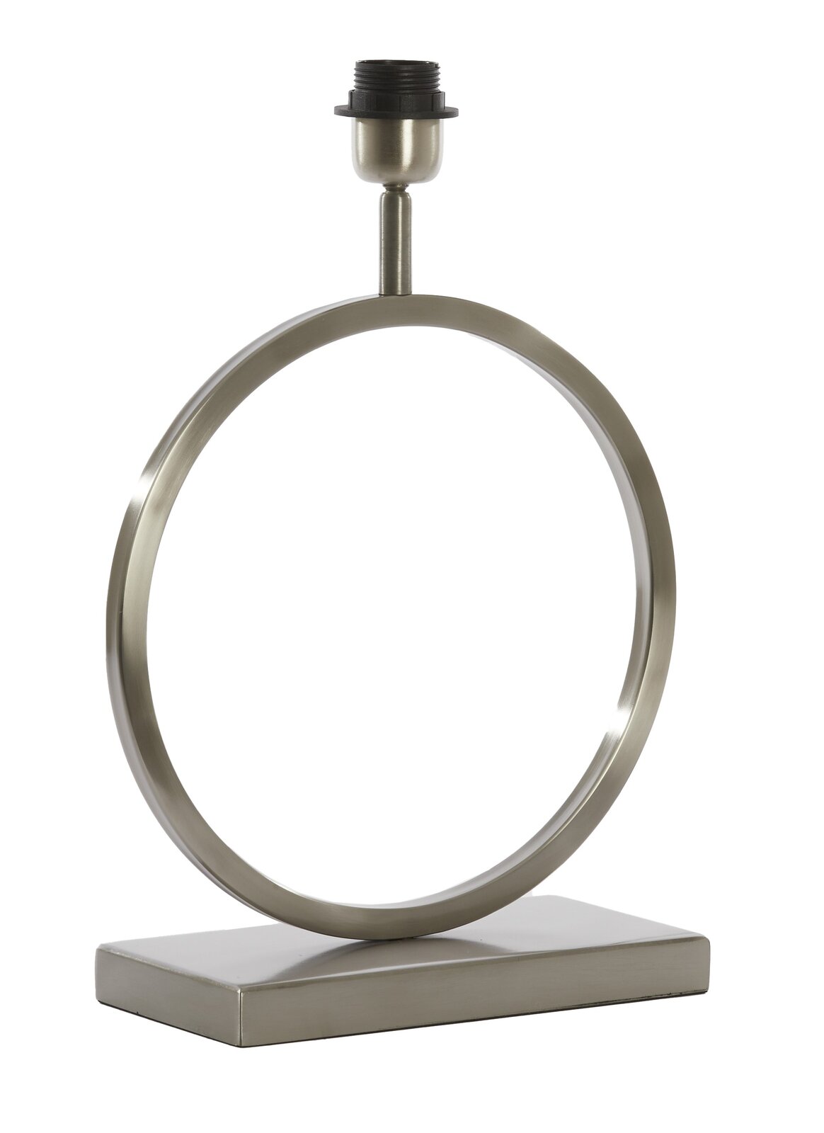 Light&Living Lampenfuß LIVA Moderner Lampenfuß in Ringform aus Metall, seitliche Perspektive