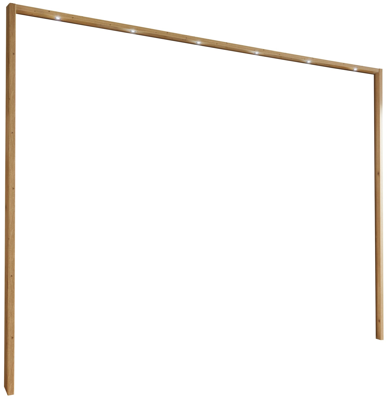 Novel Passepartoutrahmen QUITO Holz-Passepartoutrahmen mit integrierter Beleuchtung, seitliche Perspektive