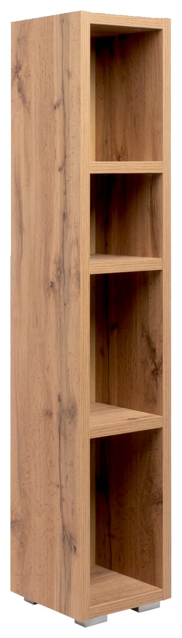 Z2 Regal IMAGE Holzregal mit vier offenen Fächern, seitliche Perspektive