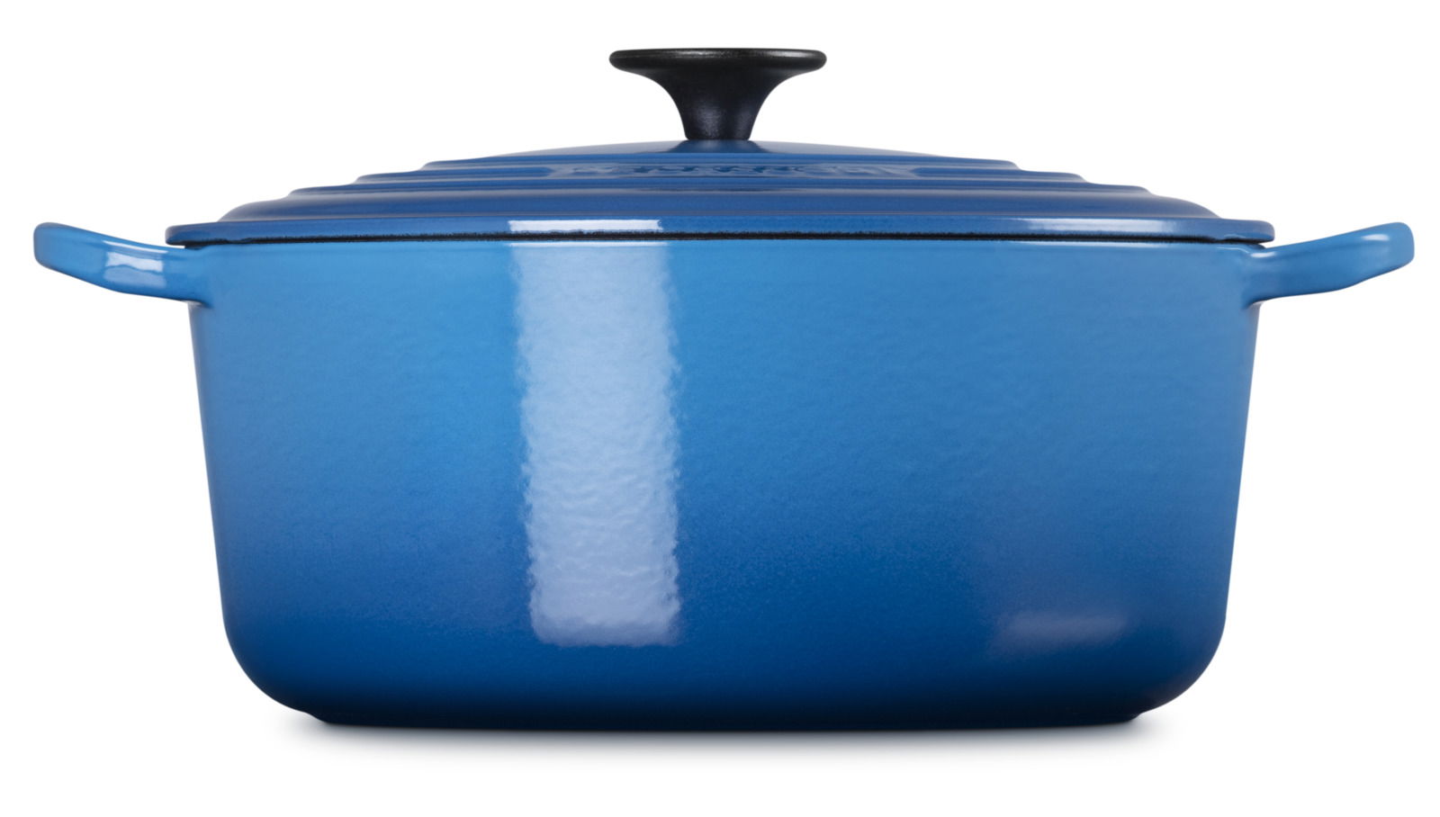 Blauer Bräter 26cm Marseille, Frontalansicht