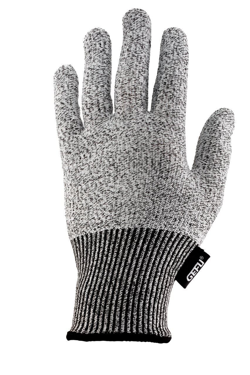 Grauer Schnittschutzhandschuh SECURO, Vorderansicht