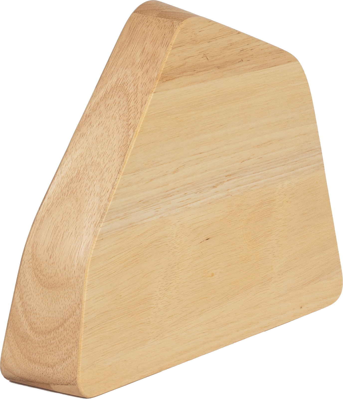 Continenta Magnetischer Messerblock Holz-Serviettenhalter in keilförmigem Design mit abgerundeten Kanten, freigestellt auf weißem Hintergrund, schräg von vorne links fotografiert