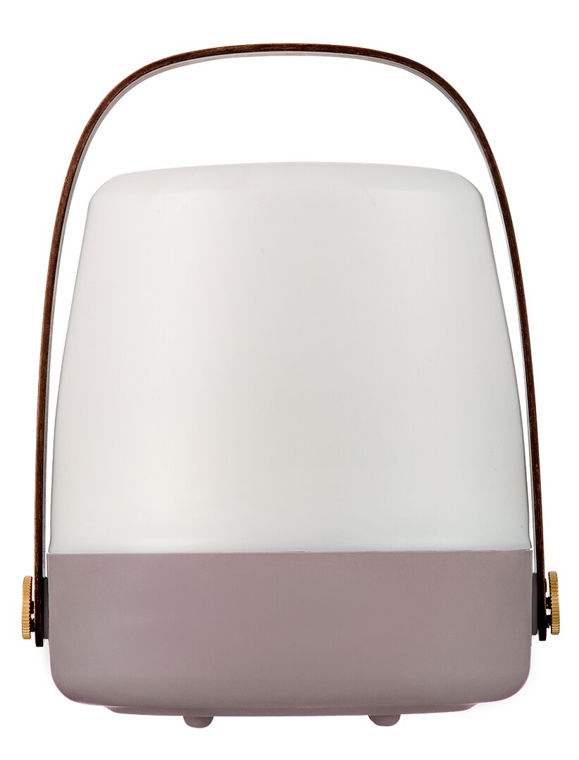 Frontansicht der kooduu LED-Lampe LITE-UP 2.0 mit modernem Design und Tragegriff.