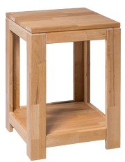 Metalluntergestell in seitlicher Perspektive, modernes Design mit klaren Linien und verchromter Oberfläche.