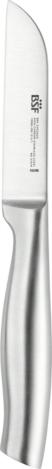 Gemüsemesser Chicago aus Edelstahl, seitliche Ansicht