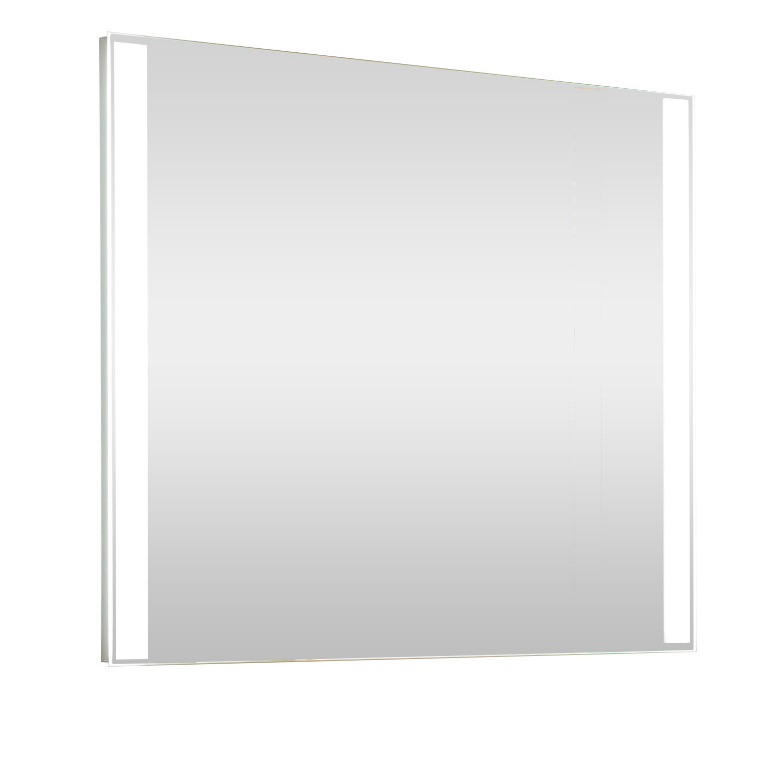 Rechteckiges Spiegelelement aus seitlicher Perspektive