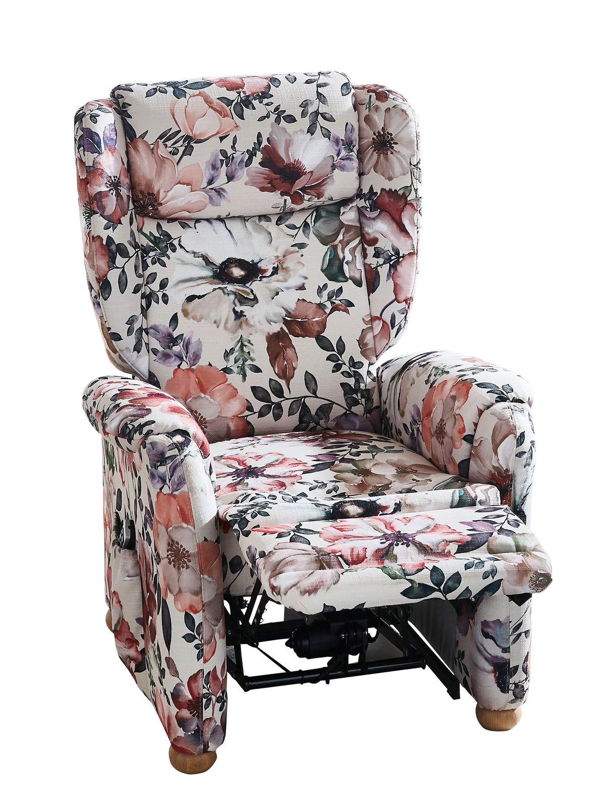 Blumiger Fernsehsessel Cantus FRIESLAND mit ausklappbarer Fußstütze, Vorderansicht