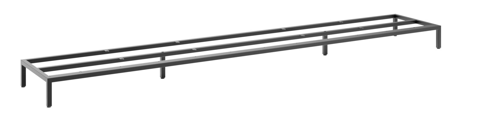 Metallgestell 225cm in seitlicher Perspektive