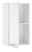 XORA Hängeschrank PRIMUS Weißer Hängeschrank mit geöffneter Tür, seitliche Perspektive