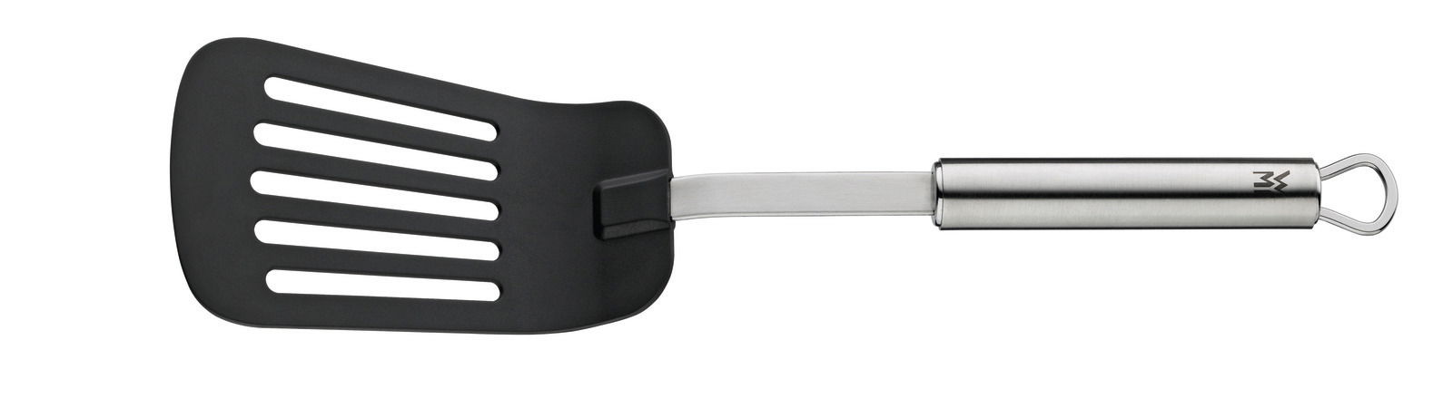 WMF Pfannenwender PROFI PLUS Küchenwender aus Edelstahl und Kunststoff, seitliche Ansicht