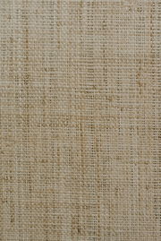 Nahaufnahme einer gewebten Textur in natürlichen Beigetönen, von oben betrachtet.