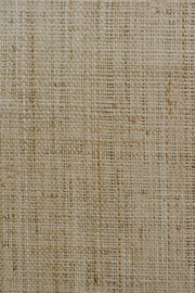 Nahaufnahme einer gewebten Textur in natürlichen Beigetönen, von oben betrachtet.