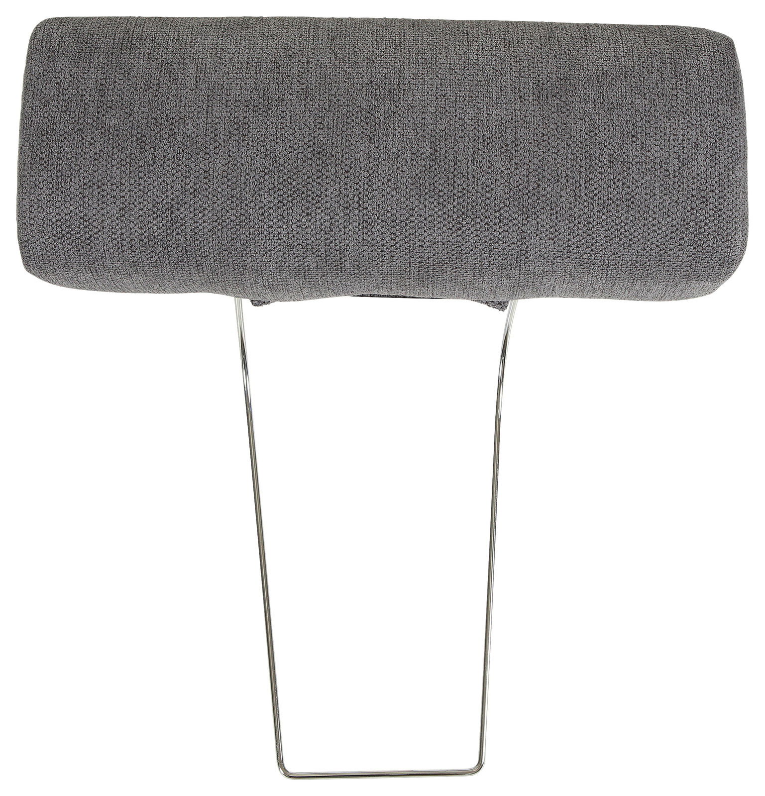 Hom´in Kopfstütze MAURIS Graue Kopfstütze mit Metallrahmen, Ansicht von vorne